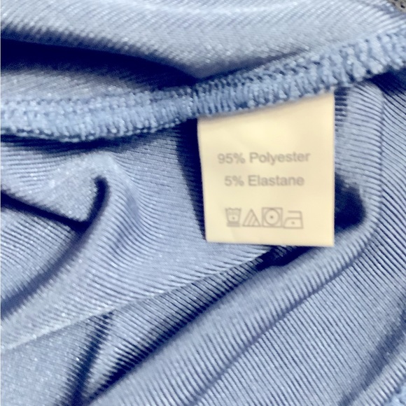 Plus size blue Tank top. - Picture 3 of 5